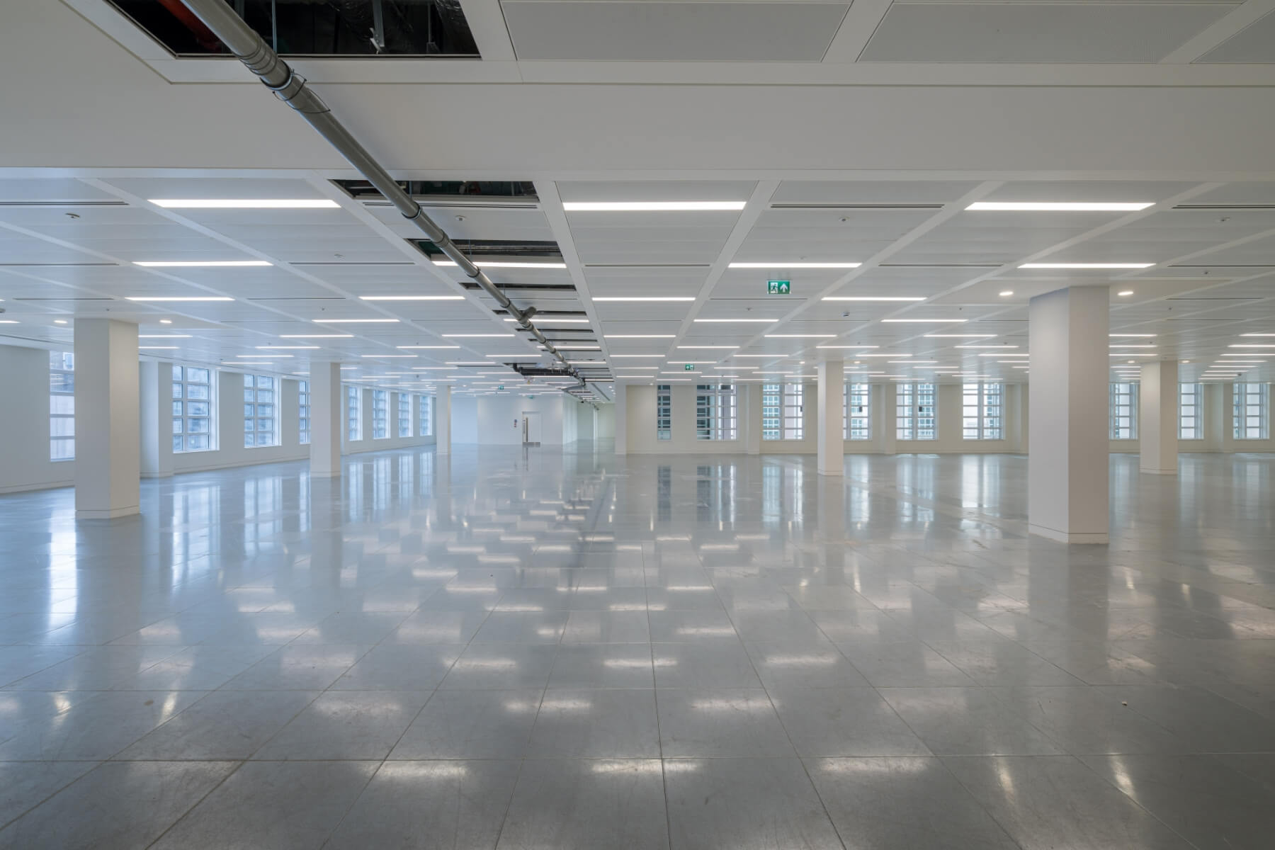 Indicative exposed ceiling on Level 4